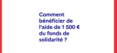 Fonds de solidarité 1500 euros